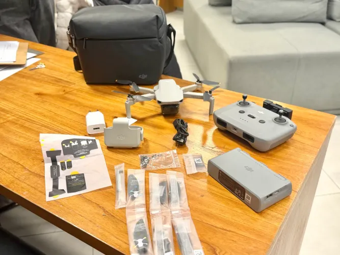 Pra sair rápido drone dji mini 2 completo