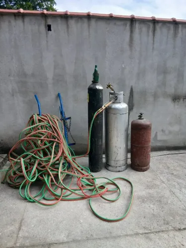 Título: Conjunto Maçarico De Solda Harris Duas Canetas CompletoDescrição:Vendo equipamento