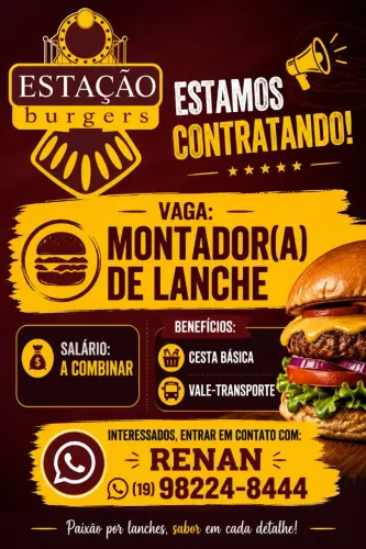 Vaga para chapeiro