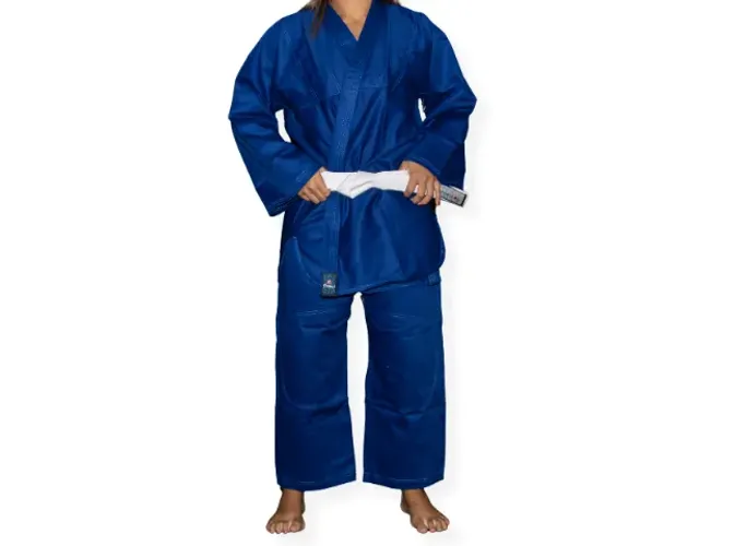KIMONO JIU-JITSU OU JUDÔ INICIANTE BJJ ADULTO AZUL