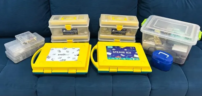Kit Robótica Educacional STEAM Completo + vários itens/acessórios de robótica
