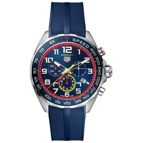 Relógio TAG Heuer Formula 1 Red Bull Racing CAIXA: 43 mm azul quartz