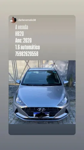 Hyundai HB20 Vision 1.6 Flex 16V AUT 2020