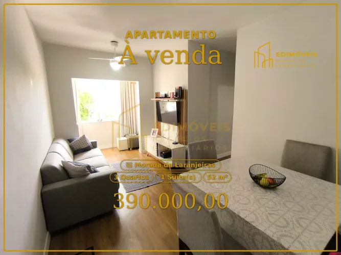 Venha Conhecer este Apartamento em Morada de Laranjeiras com 1 Suíte e Varanda!