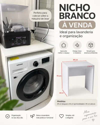 Nicho máquina de lavar