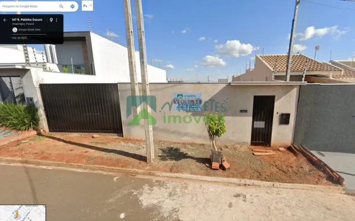 Terreno em Arapongas Loteamento 90% construído com 252m² Murado com portão