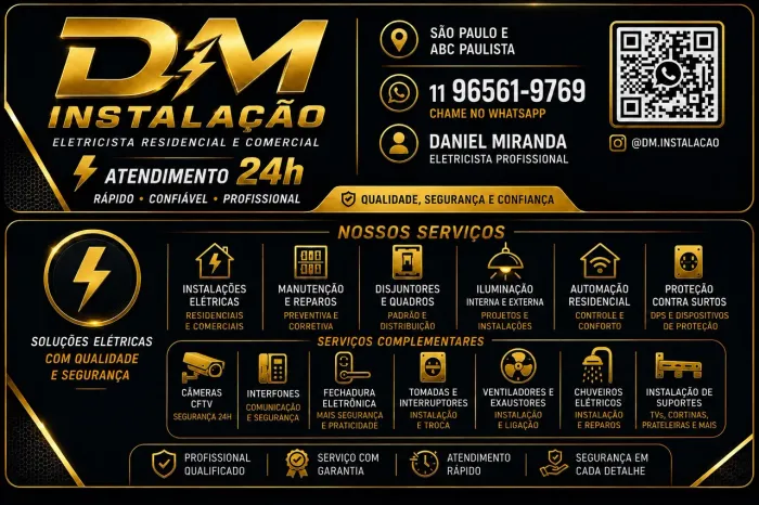 Eletricista e montador 