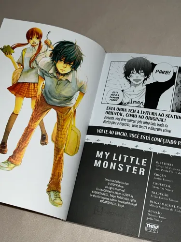 Mangá My little Monster vol 1