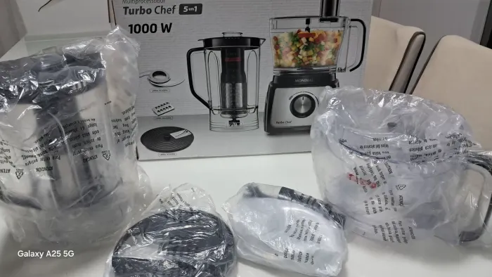 Copo liquidificador e acessórios mondial turbo chef 5 em 1 NOVOS