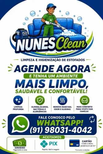 Limpeza e Higienização de Estofados - Nunes Clean