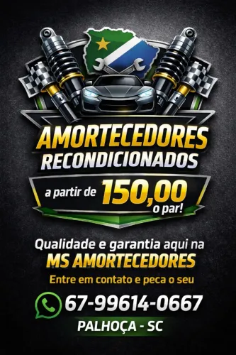 Amortecedor Recondicionado e Remanufaturado com Garantia