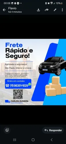 Carreto frete mudança 