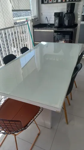 Mesa jantar de Vidro