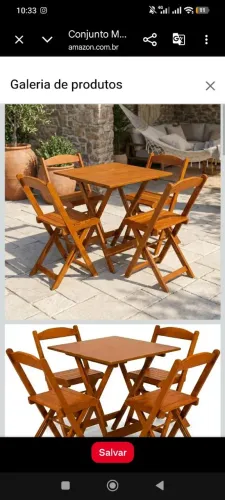 Mesa com cadeiras