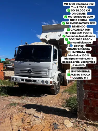 Caminhão 1720 caçamba truck