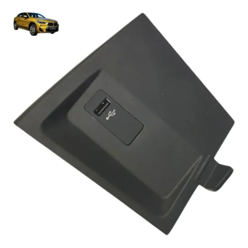 Moldura Entrada Usb Auxiliar Bmw X2 Sdrive 2018 2019