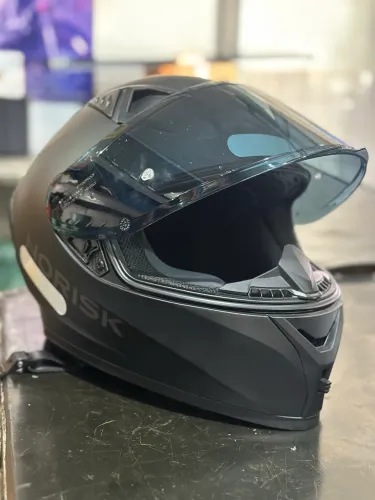Capacete Norisk Flow Monocolor Fosco - Preto