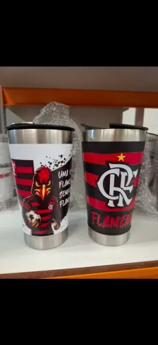 Copo do flamengo térmico 