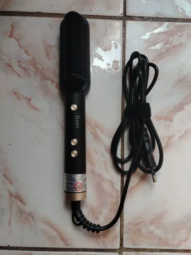 Escova Alisadora Mondial Black Gold Argan 230 Bivolt