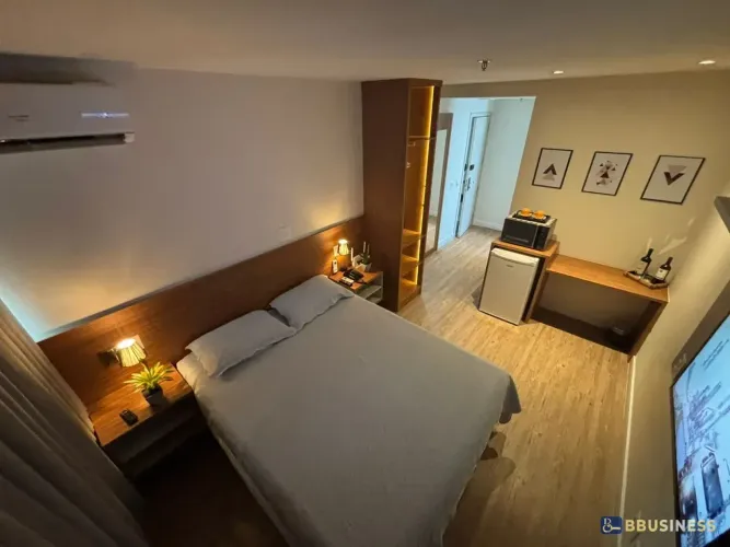 Flat para locação com 2 quartos, sendo 1 suíte - Centro, Campos dos Goytacazes, RJ