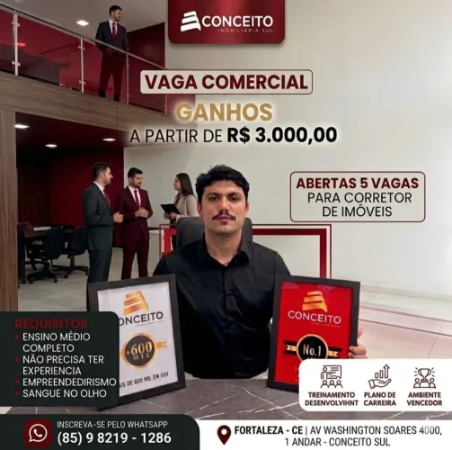 Vaga para corretor de imóveis