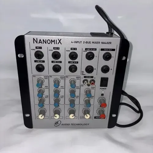 Mesa de Som NANOMIX NA402R (ACEITO CARTÃO)