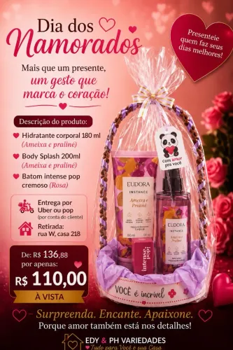Kit presenteavel dia dos namorados