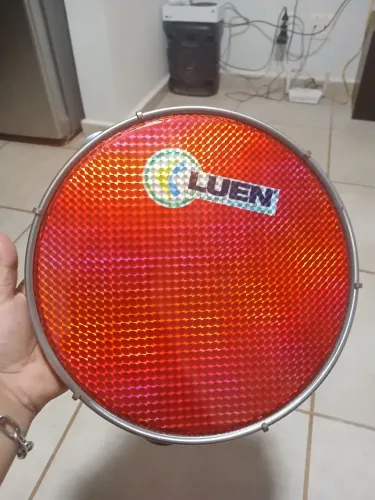Pandeiro 10" de Nylon Vermelho Luen