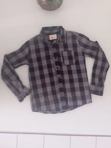 Camisa Xadrez Tamanho 12 