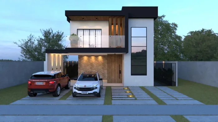 Casa Duplex 5 Suítes no Alphaville Manaus 4 | 328m² | Piscina | Energia Solar