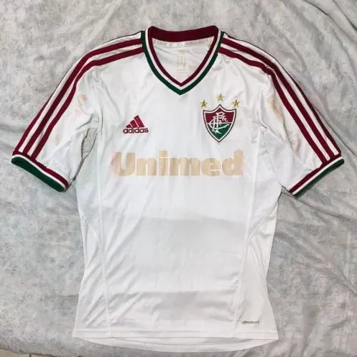 camisa original 2013 2014 fluminense branca away tamanho p