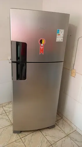 Geladeira consul frost free inox duplex