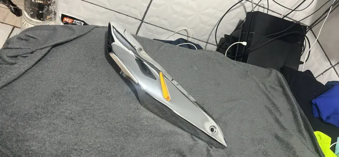 PROTEÇÃO CROMADA DA TWISTER PEGA TAMBÉM  (START , FAN OU TITAN ) 