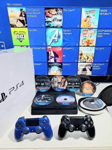 Ps4 Slim 1TB , Aceito Cartão 