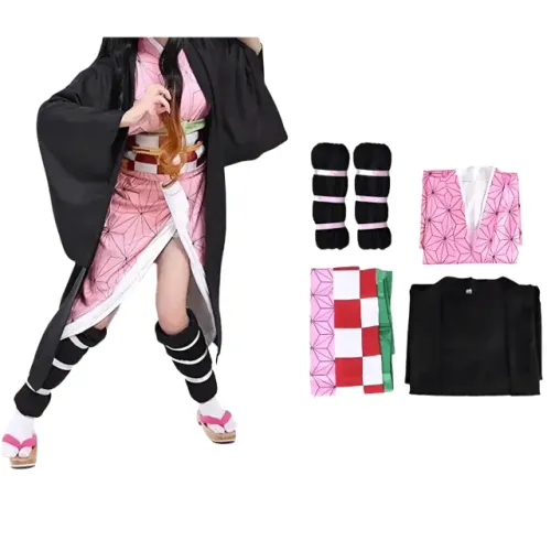 cosplay infantil nezuko - demon slayer