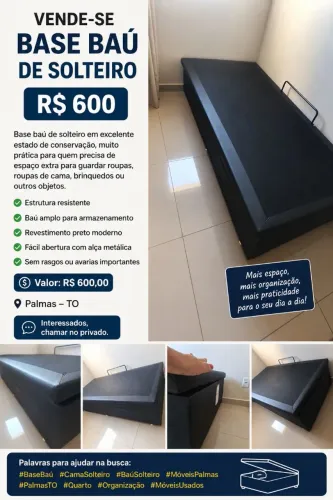 Base de baú solteiro