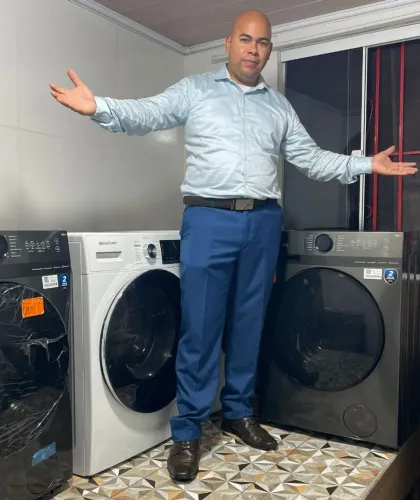 Lava e seca Samsung, Midea,LG, Electrolux e Brastemp. De 10KG A 17 KG INOX TITÂNIO BRANCO