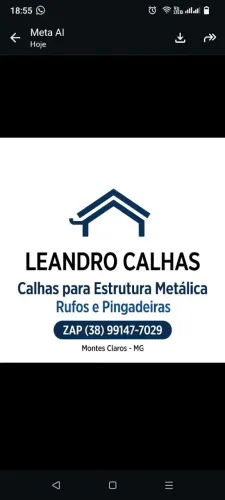 Calhas e rufos