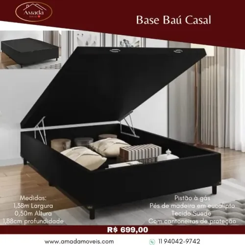 Base Baú casal, a pronta entrega 