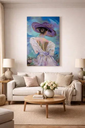 Quadro Mulher 90 x 60 cm