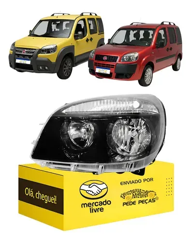 Farol Doblo 2011 A 15 16 17 18 2019 2020 2021 L.e Sinaleira Esquerdo/motorista