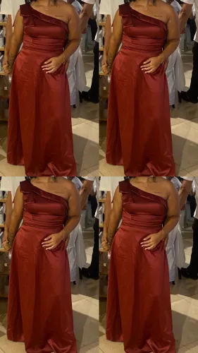 Vestido de Madrinha Marsala