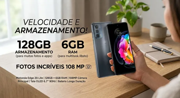 Edge 20 lite precisando troca a tela