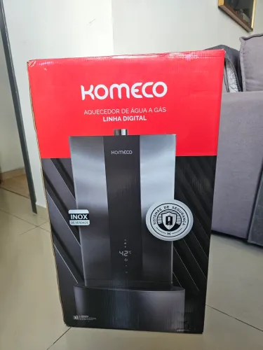 Aquecedor de Água a Gás Komeco GLP 16 Litros G2 - Inox