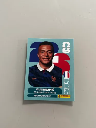 Figurinha Kylian Mbappé Copa do Mundo 2026 Original Panini