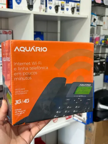 Telefone Rural com Wi-Fi DualBand 3G / 4G Aquário ( Promoção )