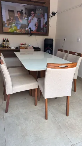 Mesa de jantar 6 cadeiras