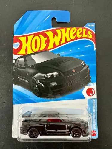 Hot Wheels Nissan skyline GT-R (BNR34)