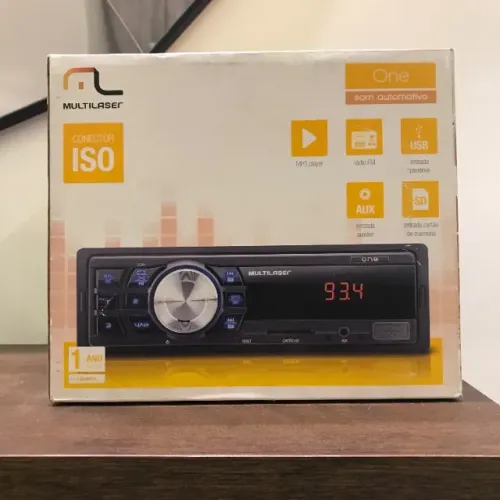 Som Automotivo Multilaser One - Novo na Caixa - USB SD MP3 AUX
