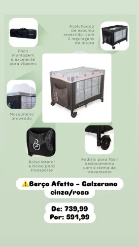 Berço Portátil Galzerano